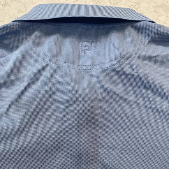 Footjoy Women's Blue Golf Polo Shirt Size L - Picture 4 of 11